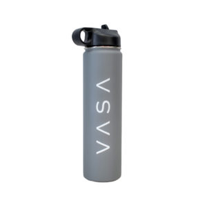 24 oz LOGO HYDRO BOTTLE - GREY/WHITE